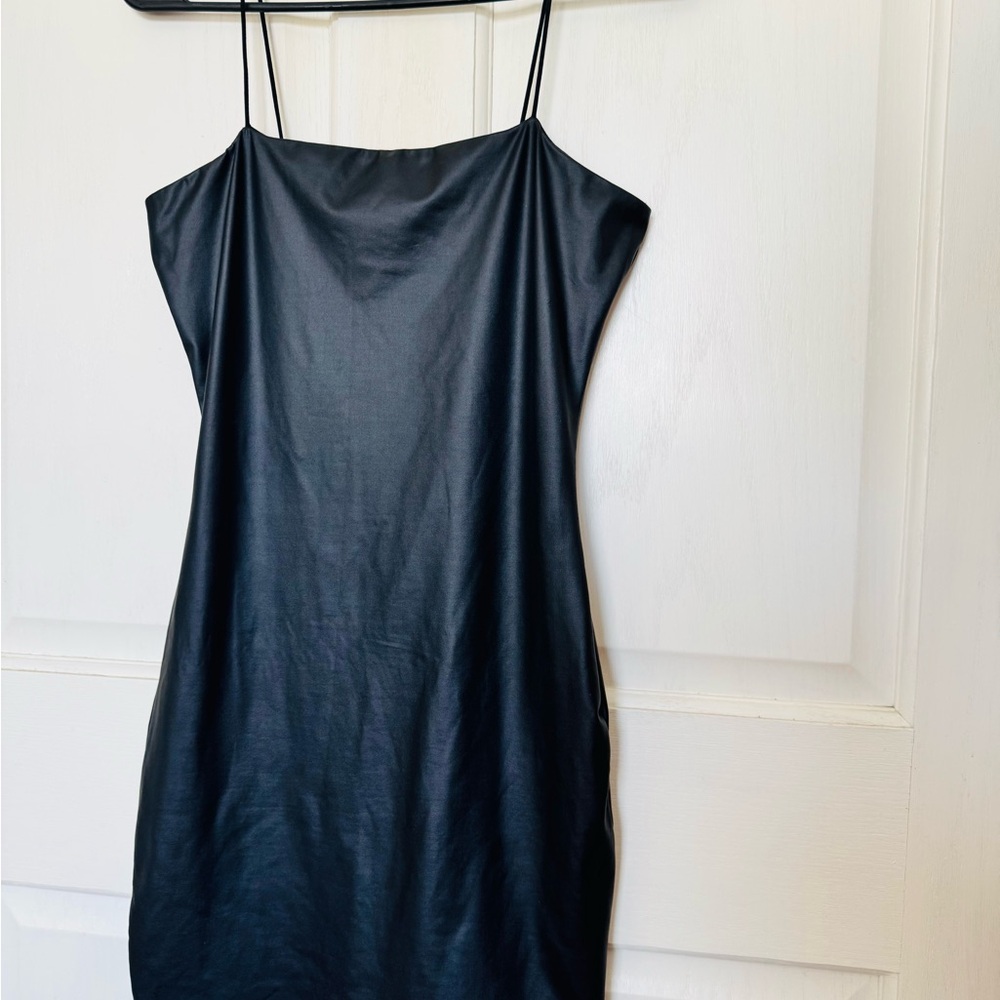 Bear Dance Black Strapless Dress